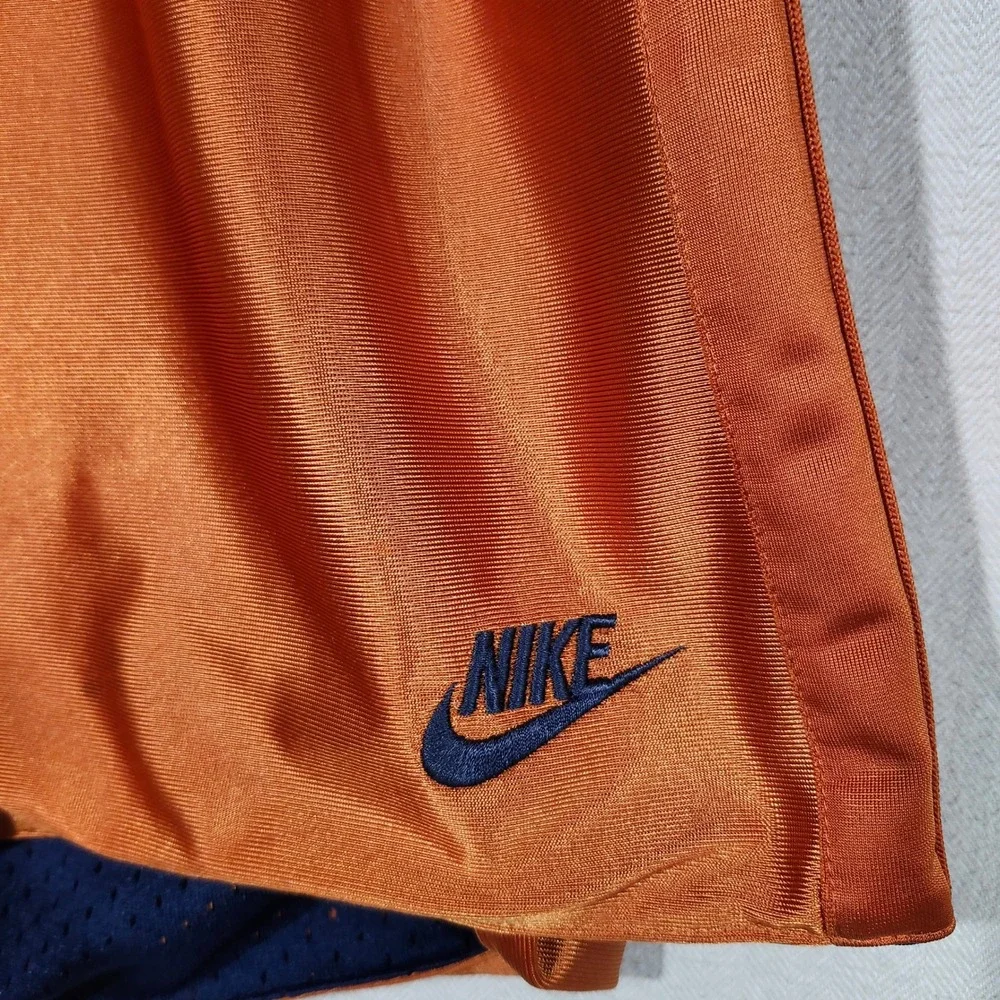 Nike Supreme Vintage Court‎ Basketball Shorts Mens Blue Orange Reversible Mesh M